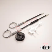 Fiat Albea Siena Palio MK1 171 172 178 1996-16 4/5 Kapı İçin Elektrikli Ön Sağ Cam Kriko Tamir Seti thumbnail 4