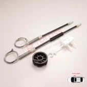 Fiat Albea Siena Palio MK1 171 172 178 1996-16 4/5 Kapı İçin Elektrikli Ön Sağ Cam Kriko Tamir Seti thumbnail 3