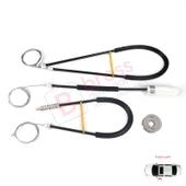 VW New Beetle Cabrio Convertible CC 2003-2010 1Y0837461 İçin Elektrikli Ön Sol Cam Kriko Tamir Seti thumbnail 2