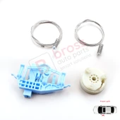 Fiat Doblo MK2 263 2010-2020 Opel Combo D 51810880 İçin Ön Sol Kapı Cam Kriko Tamir Seti thumbnail 2