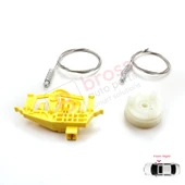 Fiat Doblo MK2 263 2010-2020 Opel Combo D 51810879 İçin Ön Sağ Kapı Cam Kriko Tamir Seti thumbnail 4