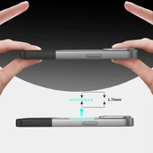 Apple iPhone 15 Pro Max Kılıf M-Safe Şarj Özellikli Mıknatıslı Redclick Duble Kapak - 2