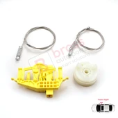 Fiat Doblo MK2 263 2010-2020 Opel Combo D 51810879 İçin Ön Sağ Kapı Cam Kriko Tamir Seti thumbnail 2