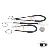 VW New Beetle Cabrio Convertible CC 2003-2010 1Y0837461 İçin Elektrikli Ön Sol Cam Kriko Tamir Seti thumbnail 3