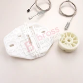 Renault Clio MK2 BB CB Thalia MK1 LB Symbol MK1 8200232508 İçin Sol Arka Cam Kriko Seti thumbnail 5