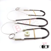 VW Golf MK3 MK4 A3 1E7 1V7 1994-2002 2-Kapı Cabrio 1E0837402 İçin Sağ Cam Kriko Tamir Seti thumbnail 4