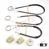 Renault Laguna MK3 2007-2015 5-Kapı 807000002R İçin Elektrikli Ön Sağ Cam Kriko Tamir Seti thumbnail 1