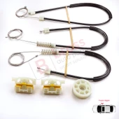 Renault Laguna MK3 2007-2015 5-Kapı 807000002R İçin Elektrikli Ön Sağ Cam Kriko Tamir Seti thumbnail 2