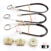 Renault Laguna MK3 2007-2015 5-Kapı 807000002R İçin Elektrikli Ön Sağ Cam Kriko Tamir Seti thumbnail 3