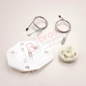 Renault Clio MK2 BB CB Thalia MK1 LB Symbol MK1 8200232508 İçin Sol Arka Cam Kriko Seti thumbnail 4