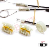 Renault Laguna MK3 2007-2015 5-Kapı 807000002R İçin Elektrikli Ön Sağ Cam Kriko Tamir Seti thumbnail 5