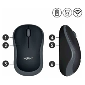 LOGİTECH M-185 KABLOSUZ MOUSE - 4
