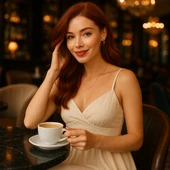 Kadın Yazlık Kısa Askılı Rahat Helen Keten Elbise thumbnail 2