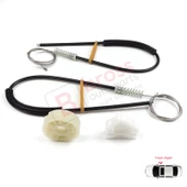 Renault Master MK3 Opel Movano B Nissan NV400 X62 Interstar 807200008R İçin Sağ Kapı Cam Kriko Seti thumbnail 4