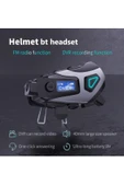 Kameralı Radyolu Wifi Uygulamalı Kask Kulaklık Su Geçirmez Bluetooth 5.4 Motosiklet Kask Kulaklığı - 2