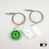 Audi 80 B3 B4 8G 89 1991-2001 Coupe Cabriolet 8G0839729 İçin Elektrikli Arka Cam Kriko Tamir Seti thumbnail 1