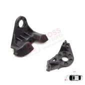 Citroen C4 MK1 LC Coupe MK1 THE 2004-2010 621283 İçin Sol Ön Taraf Far Tamir Seti thumbnail 3