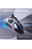 Kameralı Radyolu Wifi Uygulamalı Kask Kulaklık Su Geçirmez Bluetooth 5.4 Motosiklet Kask Kulaklığı - 5