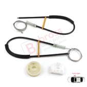 Renault Master MK3 Opel Movano B Nissan NV400 X62 Interstar 807200008R İçin Sağ Kapı Cam Kriko Seti thumbnail 1