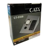 CATA CT-5109 2 WATT ÇİFT PRİZLİ SATEN KASA TEZGAH AYDINLATMA BEYAZ - 2