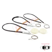 Smart Roadster 452 2003-2005 Coupe Convertible İçin Ön Sağ veya Sol Cam Kriko Tamir Seti thumbnail 4