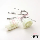 Fiat Fiorino Qubo MK3 225 Peugeot Bipper Citroen Nemo AA 2008-2024 9222EN İçin Ön Sağ Cam Kriko Seti thumbnail 4