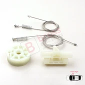 Fiat Fiorino Qubo MK3 225 Peugeot Bipper Citroen Nemo AA 2008-2024 9222EN İçin Ön Sağ Cam Kriko Seti thumbnail 3