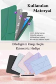 Galaxy Tab S8 Plus Uyumlu Kalem Bölmeli Standlı Fuchsia Trifolding Tablet Kılıfı - 12