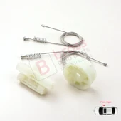 Fiat Fiorino Qubo MK3 225 Peugeot Bipper Citroen Nemo AA 2008-2024 9222EN İçin Ön Sağ Cam Kriko Seti thumbnail 5