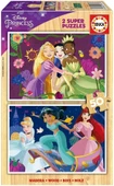 Educa 2x50 Parça Disney Prensesleri Kız Çocuk Ahşap Puzzle - 4-6 Yaş thumbnail 1