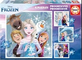 Educa Frozen Kademeli Çocuk Puzzle - 12-16-20-25 Parça - 3-5 Yaş thumbnail 1