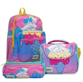 Wia Kız Çocuk Dondurma ve Sevimli Kediler Üçlü İlkokul 1-2-3-4 Sınıf Okul Çanta Seti thumbnail 1