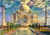 Educa 1000 Parça Tac Mahal Puzzle - 19613 - Taj Mahal thumbnail 2