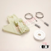 Skoda Octavia MK2 A5 1Z 2004-2013 4/5-Kapı 1Z0839656 İçin Elektrikli Arka Sağ Cam Kriko Tamir Seti thumbnail 3