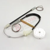 Volvo S40 V40 MK1 644 645 1995-2004 4/5-Kapı 30623449 İçin Elektrikli Ön Sağ Cam Kriko Tamir Seti thumbnail 3