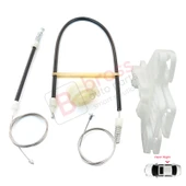 Seat Toledo MK3 5P2 2004-2009 Altea 5P1 XL İçin Elektrikli Arka Sağ Kapı Cam Kriko Tamir Seti thumbnail 3