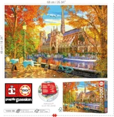 Educa 1000 Parçalık Sonbaharda Notre Dame Manzarası Puzzle - 19936 thumbnail 3