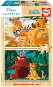 Educa 2x25 Parça Aslan Kral Kız Çocuk Ahşap Puzzle (3-5 Yaş) thumbnail 1