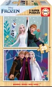 Educa 2x25 Parça Disney Frozen Kız Çocuk Ahşap Puzzle (3-5 Yaş) thumbnail 2