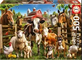 Educa 500 Parça Çiftlik Arkadaşları Hayvan Puzzle - 19905 - Farmyard Buddies thumbnail 2
