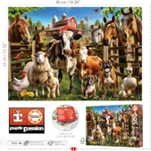 Educa 500 Parça Çiftlik Arkadaşları Hayvan Puzzle - 19905 - Farmyard Buddies thumbnail 3