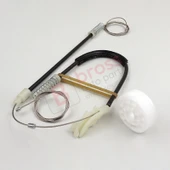 Volvo S40 V40 MK1 644 645 1995-2004 4/5-Kapı 30623449 İçin Elektrikli Ön Sağ Cam Kriko Tamir Seti thumbnail 5