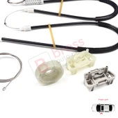 Ford Focus MK1 1998-2005 4/5 Kapı Hatchback Sedan Wagon 1138216 İçin Ön Sol Cam Kriko Tamir Seti thumbnail 5