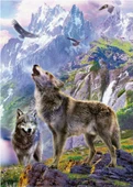 Educa 500 Parça Kayalardaki Kurtlar Puzzle - 19548 - Wolves In The Rocks thumbnail 2