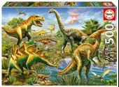 Educa 500 Parça Jurassic Oyun Alanı Puzzle - 19903 - Jurassic Playground thumbnail 1