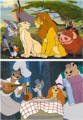 Educa 4-6 Yaş 2x48 Parça Disney Klasikleri Hayvanlar Puzzle - Erkek Çocuk Karton Puzzle - 2