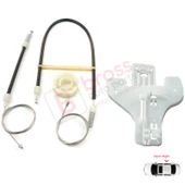 Seat Toledo MK3 5P2 2004-2009 Altea 5P1 XL İçin Elektrikli Arka Sağ Kapı Cam Kriko Tamir Seti thumbnail 1