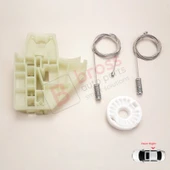 Skoda Octavia MK2 A5 1Z 2004-2013 4/5-Kapı 1Z0839656 İçin Elektrikli Arka Sağ Cam Kriko Tamir Seti thumbnail 2