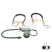 Mercedes CLS Class C219 W219 2004-2011 A2197200846 İçin Ön Sağ Cam Kriko Tamir Seti thumbnail 5