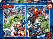 Educa 2x100 Parça Yenilmezler Erkek Çocuk Puzzle - 6-8 Yaş - 1